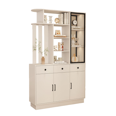 苏宁 质凡 现代简约隔断屏风柜门厅玄关鞋柜/ZF-XGG051/1200*350*2000mm