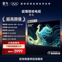 雷鸟 65英寸青鸟壁纸电视 家电国家补贴 无缝贴墙 27.9mm超薄设计 液晶平板电视机65S585C Slim