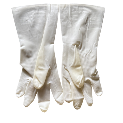 莘煊 清洁专用乳胶手套 L号 双