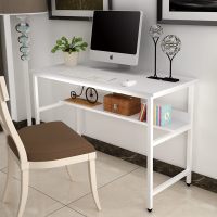 电脑台式桌简易现代简约学生宿舍寝室长方形书桌书架组合电脑做桌