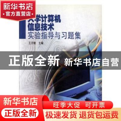 正版 大学计算机信息技术实验指导与习题集 王月敏主编 河海大学