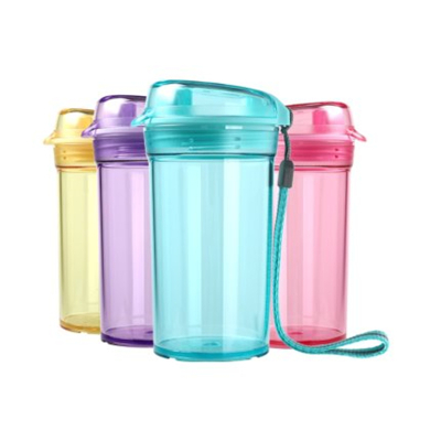 特百惠（Tupperware）迷你晶彩茶韵随心杯防漏便携水杯可爱儿童杯280ML