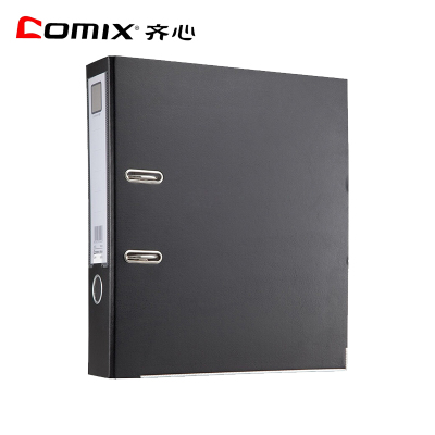 齐心(Comix)A206N加厚型快劳夹6个A4文件夹办公资料半包胶文件夹3寸档案夹欧式活页夹办公用用品