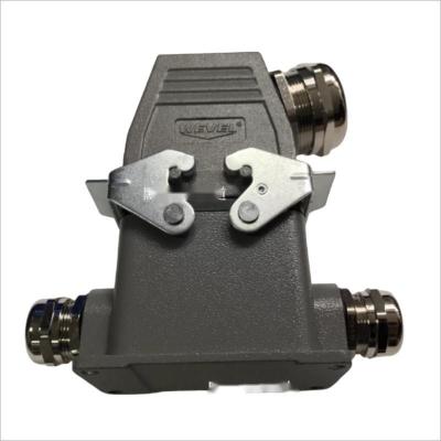 连接器 定制6YG模块72芯插座绝缘体铰接框104组件插孔罩座组件配满针 配满1.0针 单位:套 货期15天