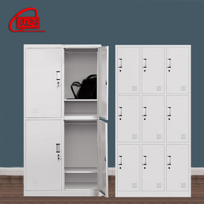 DXBG更衣柜钢制员工宿舍储存物柜浴室多门换衣柜子铁皮学校宿舍存鞋柜