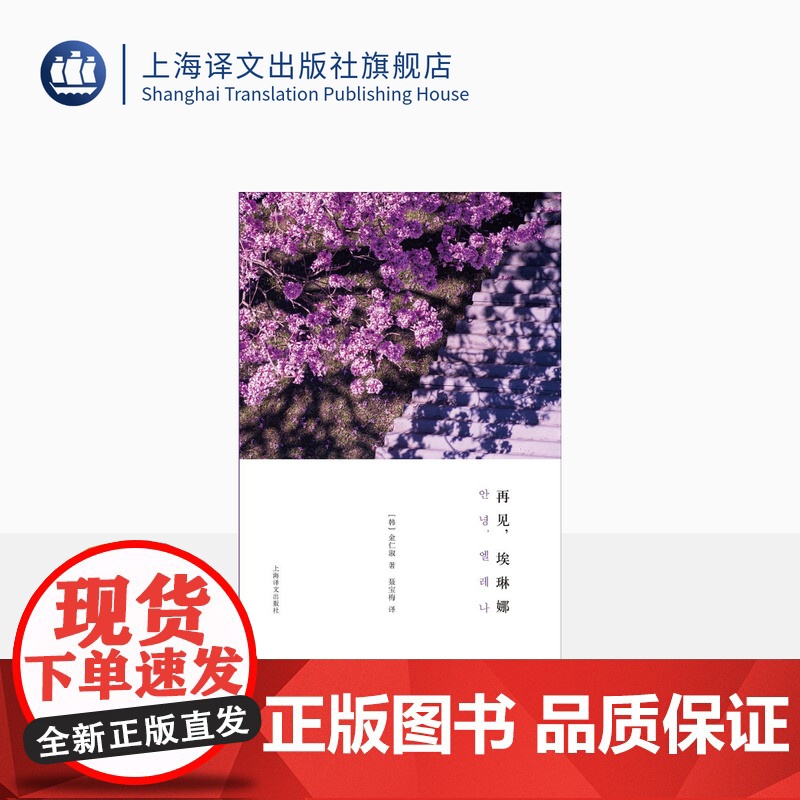 再见,埃琳娜 金仁淑著 聂宝梅译 韩国九十年代新文学场景作家 短篇小说集 韩国文学 上海译文出版社 正版