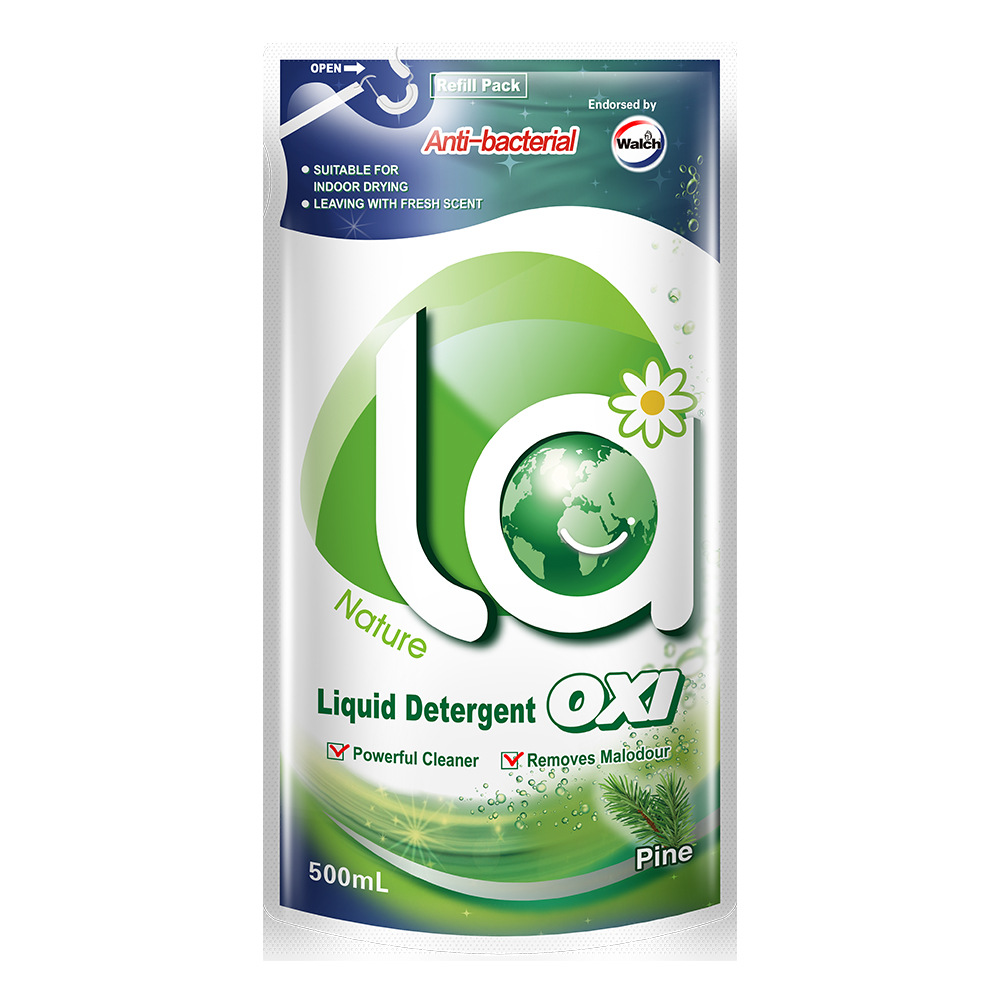 Walch/威露士洗衣液家用家庭装la有氧洗 500m松木袋装