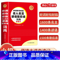 [正版]开心红色宝典 好词好句好段名人名言谚语歇后语词典便携本小学生好词好句好段词典速查速记口袋本辞典积累语文素材收录