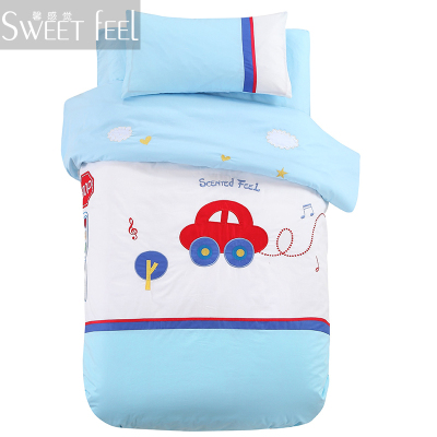 美帮汇儿童床品三件套学生宿舍六件套全棉单人上下铺被褥套装儿童样板房