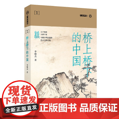 桥上桥下的中国(本书为“九说中国”丛书之一种。中国桥梁之美跃然纸上。一册在手,了解中国古代桥梁的技术成 正版书籍