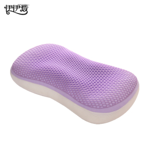 伊伊爱 TPE四代凉感双面释压枕紫色