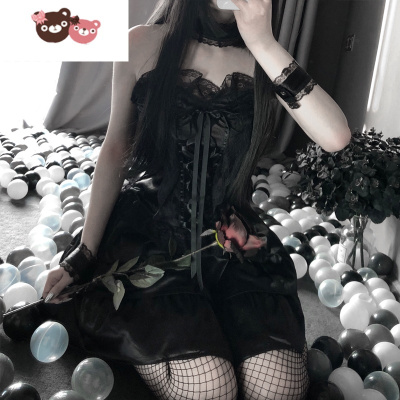 绿彩虹光情趣内衣维密激情午夜魅力制服诱惑公主裙超骚床上挑逗激情套装女