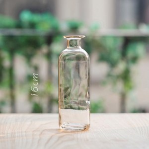 家柏饰(CORATED)小口玻璃瓶 花瓶花器花插 清新森系INS日式北欧装饰摆件 E