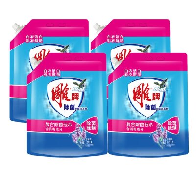 雕牌 除菌无磷洗衣粉1.03kg*4 薰衣草香 除菌率99% 有效除菌 轻松去渍