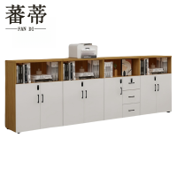 蕃蒂书柜七门三抽台