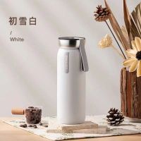 飞利浦智能触显316不锈钢大容量男女商务办公茶水分离水杯保温杯