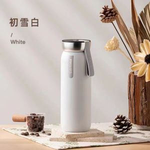 飞利浦智能触显316不锈钢大容量男女商务办公茶水分离水杯保温杯