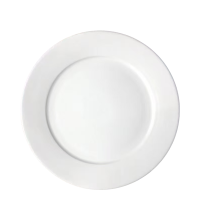 山水本色 食品级耐高温密胺盘子平盘碟子 8寸 个