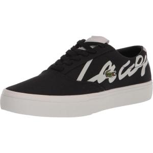 Lacoste女士板鞋轻便休闲运动鞋 Lace Up Sneaker Black/Off_White 43