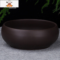 茶洗大号特大笔洗水盂水洗茶碗陶瓷功夫茶具配件茶道零配家用茶盘 茶洗中号-原矿紫砂 敬平