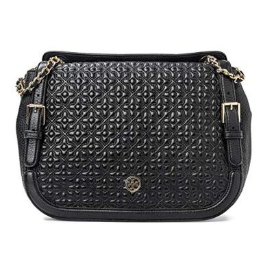 汤丽柏琦ToryBurch新款Bloomingdale's小清新淑女风经典突出格纹斜挎手提单肩包女默认