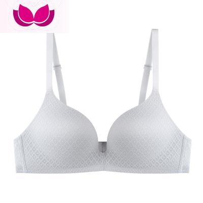 七斓内衣女花火流光薄款舒适无钢圈文胸少女性感薄模杯胸罩