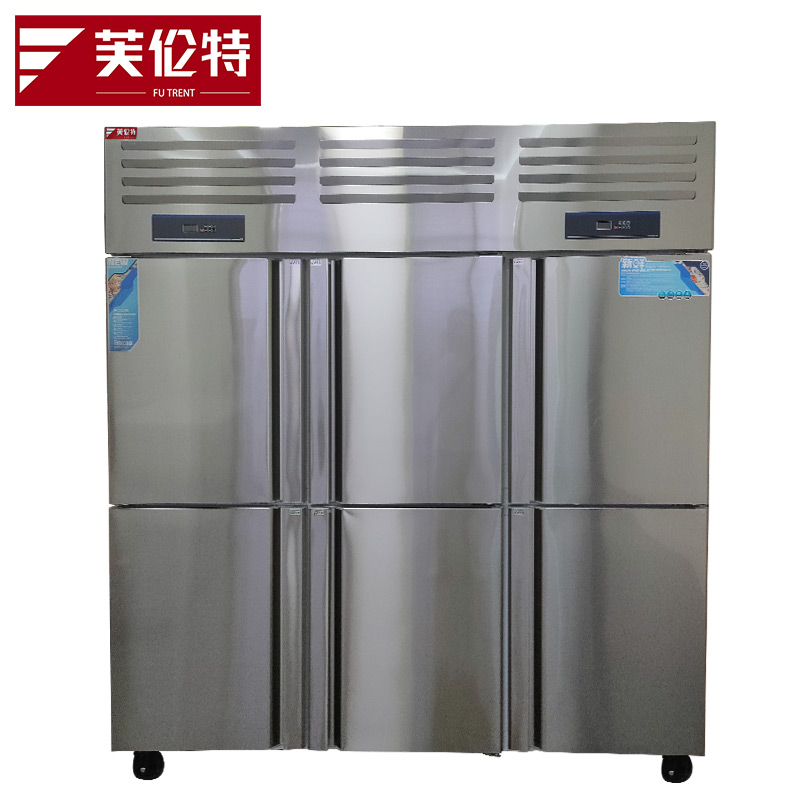 芙伦特商用风冷六门冰箱商用厨房大容量冰柜食堂餐饮酒店后厨冷藏保鲜柜风冷六门冰箱冷藏FLT-GT-LMSW1420-FL
