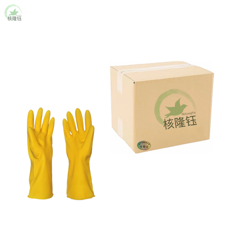 核隆钰 胶手套 加厚SML码 副