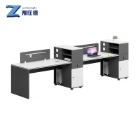 豫庄德工位办公桌2.4m组