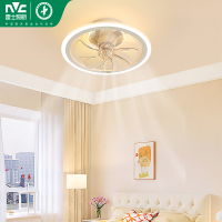 雷士照明吊灯客厅灯餐厅卧室主灯简约现代吊扇灯隐形风扇灯卧室灯