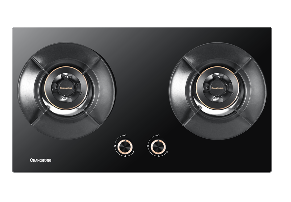 长虹(CHANGHONG)5.2kW猛火 70%一级能效 全保洁纯铜火盖 四效聚能炉架 天然气12T灶具JZT-B252