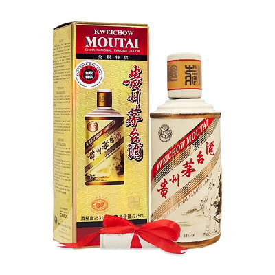 贵州茅台酒53度酱香型 珍藏系列 出口版 19年卡慕李白 375ml
