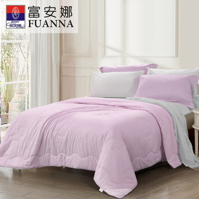 富安娜（FUANNA）家纺夏天纯棉夏被可水洗空调被子夏季被芯1.2m/1.5m/1.8m被子双人透气空调被