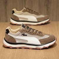 年秋季新款厚底休闲百搭透气男士潮流圆头浅口低帮运动板鞋