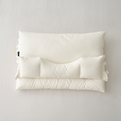 母婴A类高密纯棉功能性可拆卸360度护颈护肩枕头防落枕耐水洗枕芯
