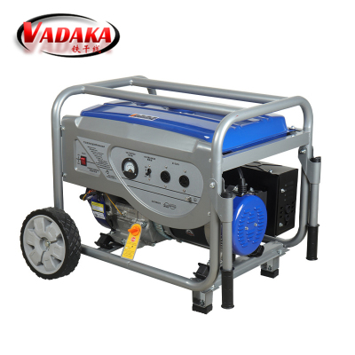 VADAKA汽油工程小型家用户外发电机组5KW等功率手启动台