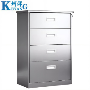 珂洋 不锈钢矮柜 四斗 台