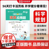 [正版]荣恒教育 25版 RJ 暑假专项 三3年级数学 应用题(活页版) 山东美术出版社