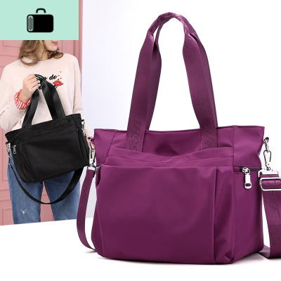 手提包2020新款女包大容量旅游防水牛津布包单肩斜跨包出差包挎包NEW LAKE女斜挎包