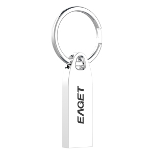 忆捷(Eaget) U3 金属USB2.0简约U盘 商务办公学生优盘 8GB 珍珠镍 8GB