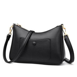 Ceba包包女2023新款中年女包质感软皮单肩腋下包时尚妈妈款斜挎