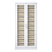 东升顺收纳柜财务档案柜资料柜加厚文件柜办公室带锁铁皮柜通玻柜十层