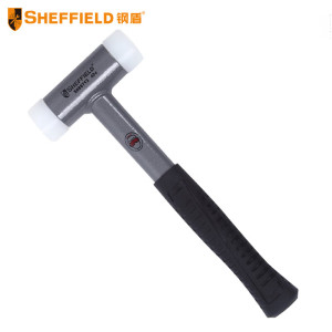 钢盾(SHEFFIELD) S088713 重型防震橡胶锤40mm[家用]
