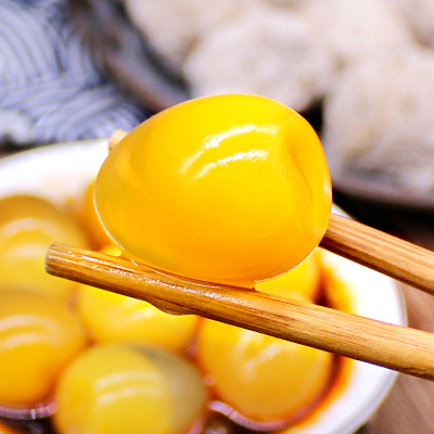 [熊猫鸟]鹌鹑皮蛋 40枚 松花皮蛋鹌鹑蛋变蛋溏心传统小皮蛋鹌鹑蛋