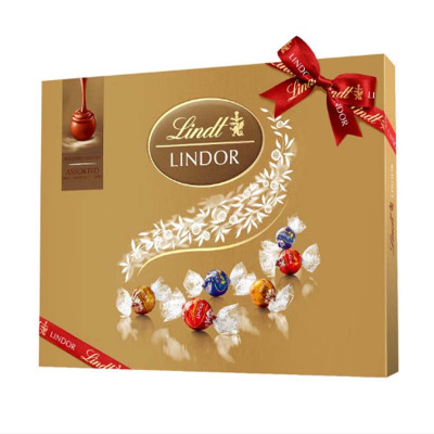 瑞士莲软心精选巧克力 软心精选巧克力18粒装礼盒