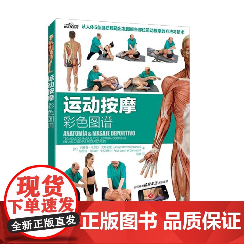 运动按摩彩色图谱 何塞普·马尔默·艾斯帕夏等 著 运动健身
