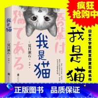 我是猫 [正版]我是猫 夏目漱石 以猫眼看世界猫作为故事的叙事者猫的所见所闻 阅读书目外国日本经典文学小说名家经典作品世