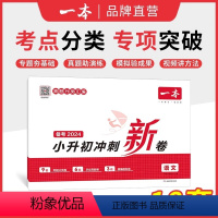 [语文]一本小升初冲刺新卷 小学升初中 [正版]一本小升初冲刺新卷三步分类练真题卷 2024小升初必刷题总复习试卷人教版