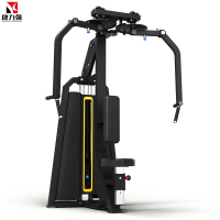 康力强KLQ1002商用坐式高位蝴蝶机直臂夹胸夹背反飞鸟力量器械