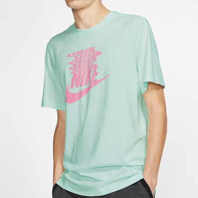 NIKE/耐克短袖T恤运动休闲舒适透气针织圆领男装BQ1266-336 Z